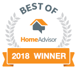 HomeAdvisor best of 2018 winner badge