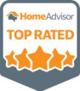 HomeAdvisor top rated badge